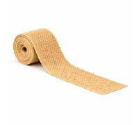 Floralcraft Jute Burlap Ribbon, 5cm x 25m, Light Brown, Rustic, Perfect for Weddings, Gift Wrapping, Floristry & Crafts