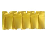 Floralcraft® Pleated Ribbon 2.5cm x 10m - Decorative Craft Ribbon for Floristry, Gift Wrapping & DIY (Yellow)