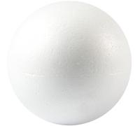 Floralcraft® Polystyrene Sphere, White Solid Foam Ball, 25 cm, for Floristry, Crafts, Model Making