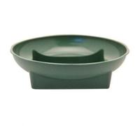 Floralcraft® Recycled Plastic Green Large D-Bowl (Pack of 10) For Floral Arrangements, Holding Floral Foam, Wedding Events and Everyday Décor