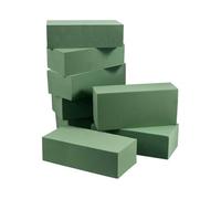 FLORALCRAFT Wet Floral Foam Brick (Box of 40 Bricks) Florist Flower Foam Green Blocks Supplies for Flower Arrangement DIY Craft