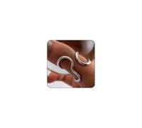 FloralGrace 1 Piece Rings Gold Waterproof Rings, Stackable Statement Rings, Asymmetrical Ring Gold Ladies, Thick Chunky Jewelry, Curved Rings Women Gold