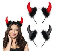 FloralGrace Devil Costume Devil Ears Red Headpiece Devil Horns Devil Accessory Devil Ears Halo Devil Costume Devil Horns Costume Girls
