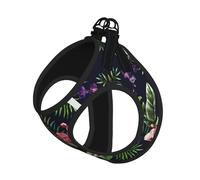 Florals Print Pet Leash Vest,Breathable Mesh Pet Harness, Reflective For Small Medium Dogs Safe Easy Walking