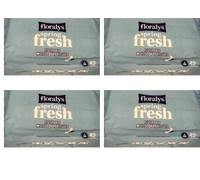 Floralys Spring Fresh Flushable Moist Toilet Tissues, 42 Sheets, Plastic-Free Plant-Based Fibres