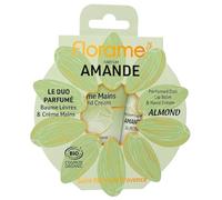 Florame Le Duo Parfumé Almond Lip Balm 15 ml + Hand Cream 30 ml Organic