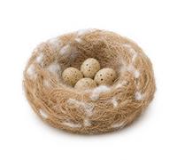FloraVigo 100 g nesting material for wild birds, jute bird nests bedding material mixture, suitable for setting up cages and nests for canaries, sparrows, parrots, hamsters and birds.