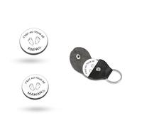 FloraVigo Baby Birth Gift, Christening Gift, New Parents Decision Coin, Personalised Birth Gift, New Mom/Future Birth Gift/New Mom/Future Father/Boy/Daughter (Footprint)