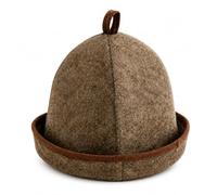 FloraVigo Sauna Hat 100% Wool, Natural Wool Felt Insulated Sauna Headgear, Unisex steam Room Cap, an Essential Accessory for saunas and steam Rooms.