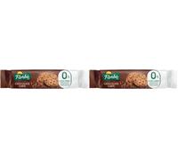 Florbu Chocolate Chip Cookies 0% - No Added Sugar Chocolate Biscuits, Classic Crunchy Snacks with Real Choc Chips, Guilt-Free Snacking Any Time (Pack of 2)