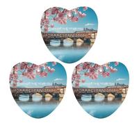 Florence Bridge in Spring Funny Car Air Fresheners 3pcs Long Lasting Scent Automotive Hanging Scented Cards Tablets