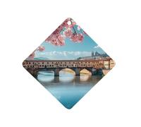 Florence Bridge in Spring Funny Car Air Fresheners Long Lasting Scent Automotive Hanging Scented Cards Tablets