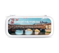 Florence Bridge in Spring Printed Slim Carrying Case for Switch Hard Portable Protective Cover for Game Card