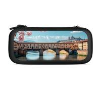 Florence Bridge in Spring Printed Slim Carrying Case for Switch Hard Portable Protective Cover for Game Card
