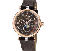 Florence Brown Mother of Pearl 12511.L Dial Diamond Swiss Quartz Watch GV2 Brown One Size