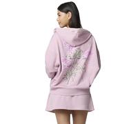 florence by mills womens Cozy Crush Oversized Graphic Zip Hoodie, Dawn Pink, S