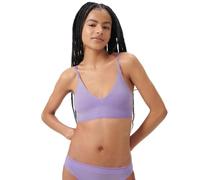florence by mills Women's Cozy Crush Seamless Triangle Bralette, Millie Lavender, S