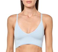 florence by mills Women's Cozy Crush Seamless Triangle Bralette, Niagara Mist, S