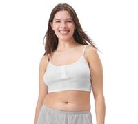 florence by mills Women's Cozy Crush Sweet Pointelle Cropped Tank, White, M