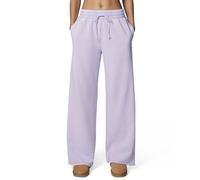 Florence by Mills Women's Cozy Crush Wide Leg Sweatpant, Washed Millie Lavender, XXL