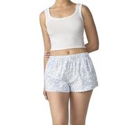 florence by mills womens Garden Party Boxer Short, Zen Blue Multi Floral Vine Pale Blue Ground, S