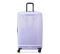 florence by mills Women's Gotta Glow Hardside Expandable Luggage with Spinner Wheels, Translucent Purple, Checked-Medium 24 Inch, Gotta Glow Hardside Expandable Luggage with Spinner Wheels