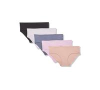 florence by mills Women's Softie Seamless Hipster, Black/Mahogany/Grisaille/Lavender Fog/Orchid Bouquet, S