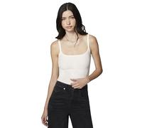 Florence by Mills Women's Stream to Shine Collection Crop Ribbed Tank, Jet Stream, M