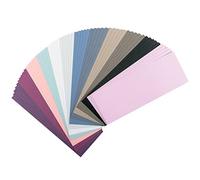Florence Cardstock Smooth 12 Colours - Coloured Card Making Supplies 4.5 x 12 inch - Winter - 60 Sheets - Coloured Paper for Scrapbooking, Card Making and Other Paper Crafts - 216 GSM