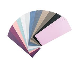 Florence Cardstock Smooth 12 Colours - Coloured Card Making Supplies 4.5 x 12 inch - Winter - 60 Sheets - Coloured Paper for Scrapbooking, Card Making and Other Paper Crafts - 216 GSM