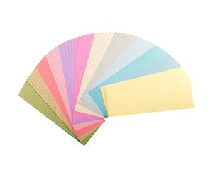 Florence Cardstock Smooth Multicoloured - Coloured Card Making Supplies 4.5 x 12 inch - Pastels - 60 Sheets - Coloured Paper for Scrapbooking, Card Making and Other Paper Crafts - 216 GSM