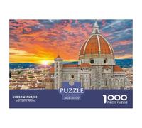 Florence Cathedral 1000 Pieces Premium Jigsaw Building Age 14+ for Adults Cool Collage Effect, Home Decoration, Educational, Challenging 70x50cm/1000pcs