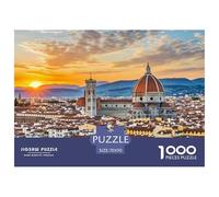 Florence Cathedral 1000 Pieces Premium Jigsaw Building Age 14+ for Adults Quirky, Abstract Design, Fun Details, Educational, Challenging 70x50cm/1000pcs