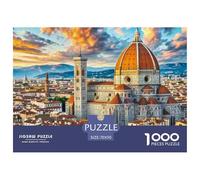 Florence Cathedral 1000 Pieces Premium Jigsaw Building Age 3+ Cool Collage Effect, Fun Details, Educational, Challenging 70x50cm/1000pcs