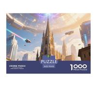 Florence Cathedral 1000 Pieces Premium Jigsaw Building Age 3+ Quirky, Abstract Design, Home Decoration, Educational, Challenging 70x50cm/1000pcs