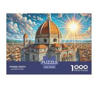 Florence Cathedral 1000 Pieces Premium Jigsaw Building for Adults Cool Collage Effect, Fun Details, Educational, Challenging 70x50cm/1000pcs