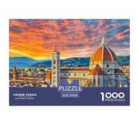 Florence Cathedral 1000 Pieces Premium Jigsaw Building for Adults Cool Collage Effect, Home Decoration, Educational, Challenging Puzzle Games 70x50cm/1000pcs