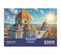 Florence Cathedral 1000 Pieces Premium Jigsaw Building for Adults Gifts Cool Collage Effect, Fun Details, Educational, Challenging 70x50cm/1000pcs