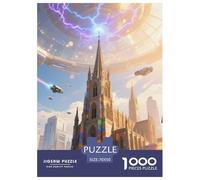 Florence Cathedral 1000 Pieces Premium Jigsaw Building for Adults Quirky, Abstract Design, Home Decoration, Educational, Challenging Puzzle Games 70x50cm/1000pcs