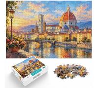 Florence Cathedral Painting-1 Jigsaw 1000pcs (38x26cm) for Adults | For free time at home: Adult jigsaw puzzle with 1000 pieces gives adult puzzlers a calm activity to return to.