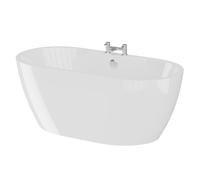 Florence Double Ended Freestanding Bath | White | Acrylic | 1400mm x 745mm