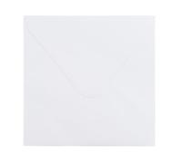 Florence Envelopes White 120 GMS - Peel and Seal - 100 Pieces - 5.51 x 6.38 Inch - Luxury Texture - Plain Gift Envelopes