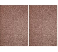 Florence Glitter Cardstock - Coloured A4 - Brown - 5 Sheets - 250 GSM Craft Paper for Card Making (Pack of 2)