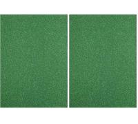 Florence Glitter Cardstock - Coloured Card A4 - Green - 5 Sheets - Scrapbook Paper for Card Making and Other Crafts - 250 GSM (Pack of 2)