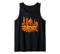 Florence Graffiti Italy Street Art Design Tank Top