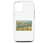 Florence Italy 50s Vintage Retro Travel Poster Art Graphic Case for iPhone 12/12 Pro