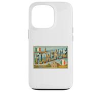 Florence Italy 50s Vintage Retro Travel Poster Art Graphic Case for iPhone 13 Pro