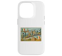 Florence Italy 50s Vintage Retro Travel Poster Art Graphic Case for iPhone 14 Pro