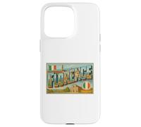 Florence Italy 50s Vintage Retro Travel Poster Art Graphic Case for iPhone 15 Pro Max