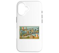 Florence Italy 50s Vintage Retro Travel Poster Art Graphic Case for iPhone 16